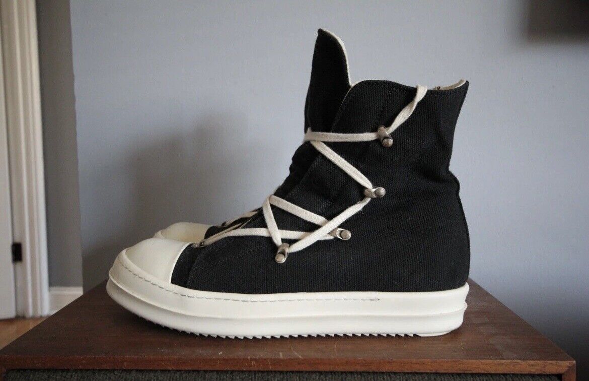 Rick Owens Drkshdw Hexagram Ramones Size 42/ Size US 9