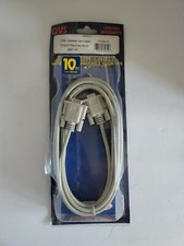 Kentek 10 ft DB9 Serial Cable Extension Female to Female