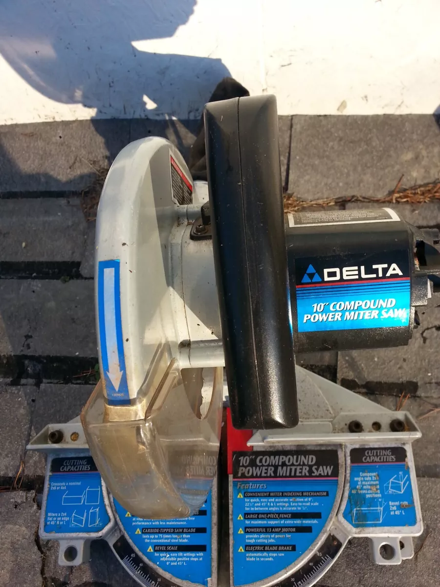 Delta 10 compound on sale power miter saw