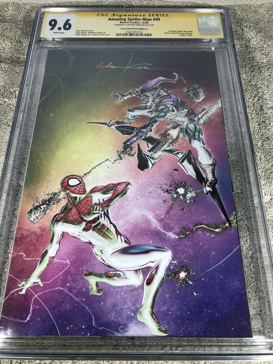 Amazing Spider Man 49 CGC 9.6 SS Crain Virgin Silver Surfer 4