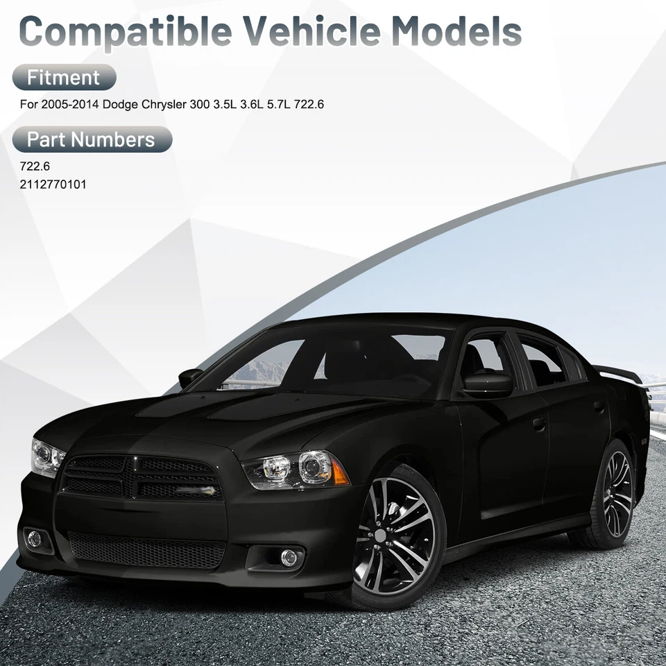 722.6 Transmission Valve body w/ Solenoid For JEEP Grand Cherokee Dodge Charger - Imagem 4 de 4