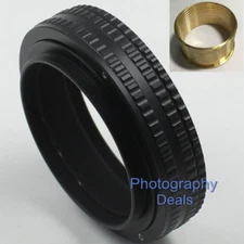 M58 to M58 17mm-31mm Adjustable Focus Helicoid Adapter Extension Tube Brass Core