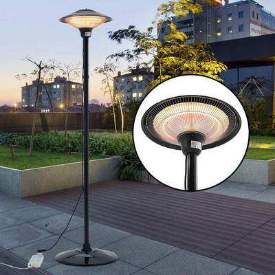 1500W Patio Heater Free Standing Indoor Tent Halogen Outdoor Electric  Garden 2M | eBay
