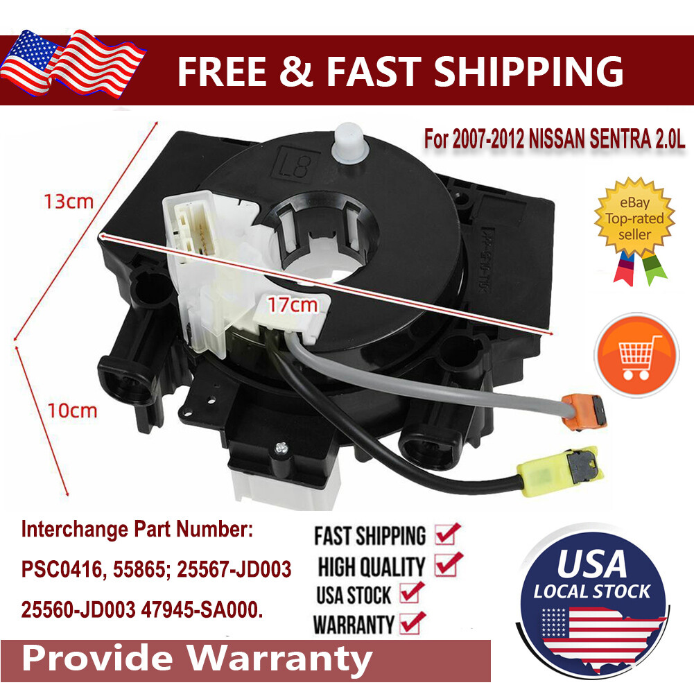 Clock Spring For 20072012 NISSAN Versa Murano Sentra 2.0L Rogue 25567