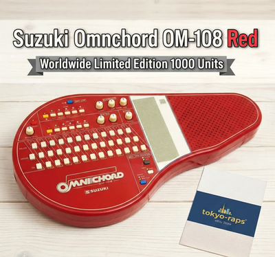 In Stock! SUZUKI OMNICHORD OM-108 RED LIMITED COLOR ELECTRONIC