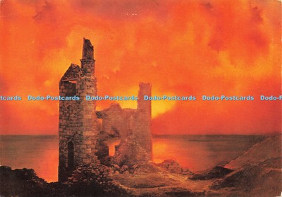 D199910 Sonnenuntergang auf einer alten Cornish Blechmine Murray King Sammler Serie