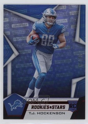 2019 Panini Rookies & Stars Rookies Longevity 65/80 TJ Hockenson #104 RC s5j