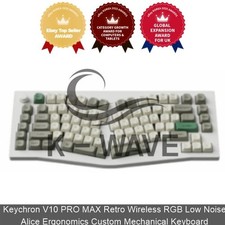 KEYCHRON V10 PRO MAX Wireless Ergonomics Custom Alice Mechanical Keyboard