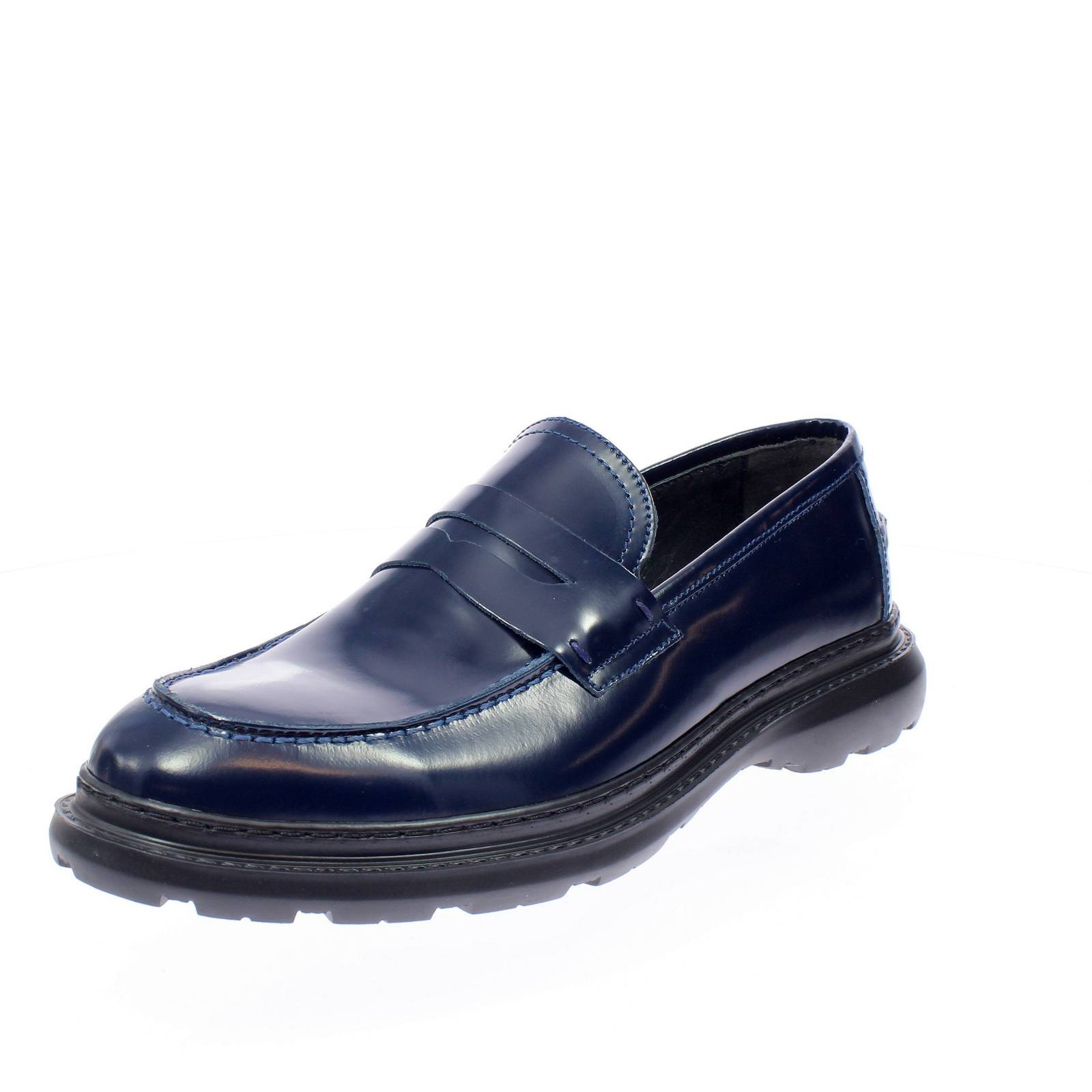 Колледж Уго Ланцони Мокассини в Пелле-Абразивата-Блу -Талья, 42 [26,5 см] Uomo