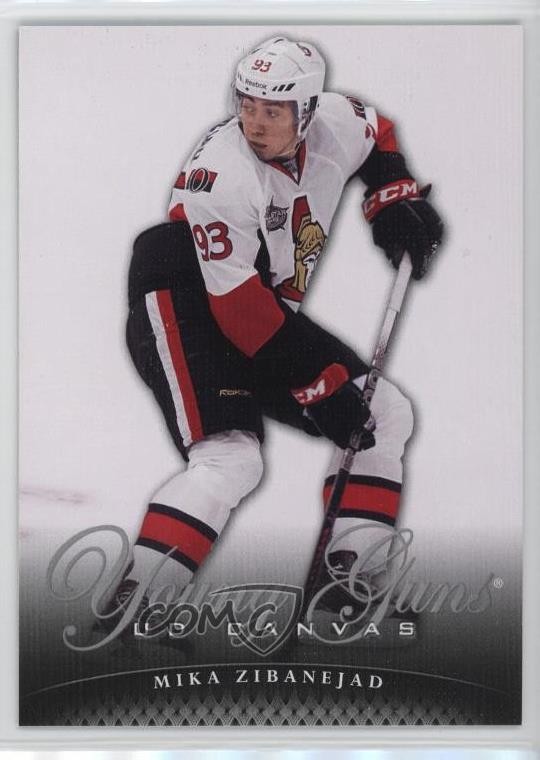 2011-12 Upper Deck Canvas Young Guns Mika Zibanejad #C108 16au