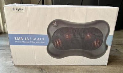 Zyllion Shiatsu Back Neck Massager Kneading Massage Pillow