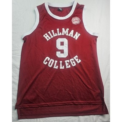Hillman College Dwayne Wayne 9 Basketball Jersey Maroon Men's Size Medium