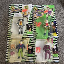 Product Image: Vintage 1989 Kenner Beetlejuice Action Figure Lot of 4 Sealed on Card Rare