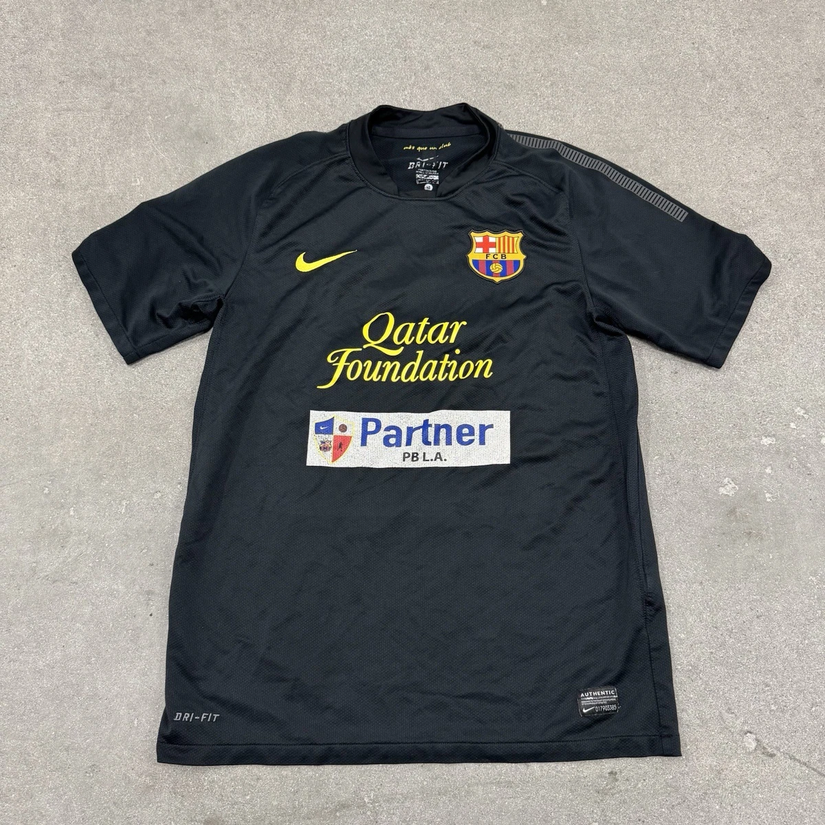 Barcelona Away Jersey Black for sale | eBay