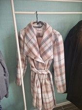 ORSAY Damen Mantel kariert halblang Gürtel B...