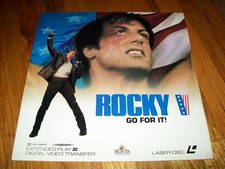 ROCKY V Laserdisc LD EXCELLENT CONDITION RARE SYLVESTER STALLONE PART FIVE 5
