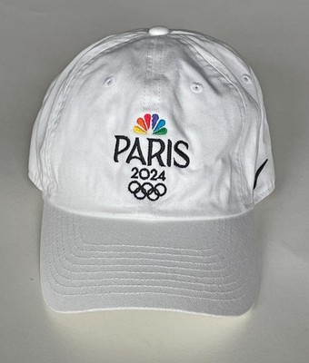 NWT Paris 2024 Olympics White Strap Back Hat One Size Heritage86 Nike