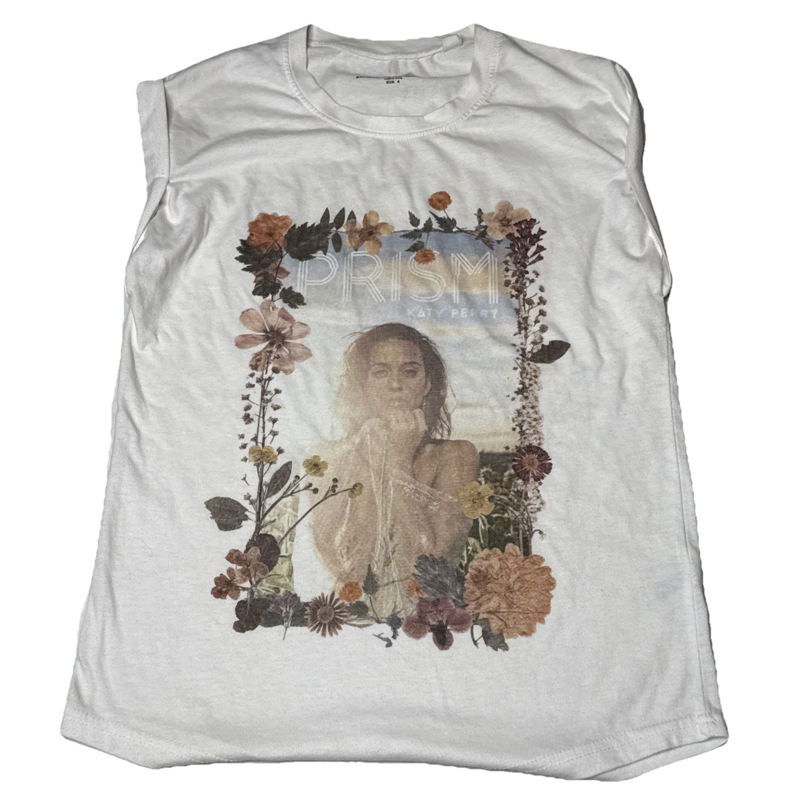 Katy Perry T-shirt Original Size 4 Ladies Tank Prism Album Cover