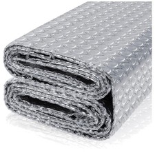 Double-Sided Aluminum Foil Insulation Roll 23.6in X 10ft - Waterproof & Durable