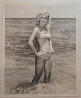 Bunny Yeager Signed Estate Vintage Original Photograph of Renee Carlton