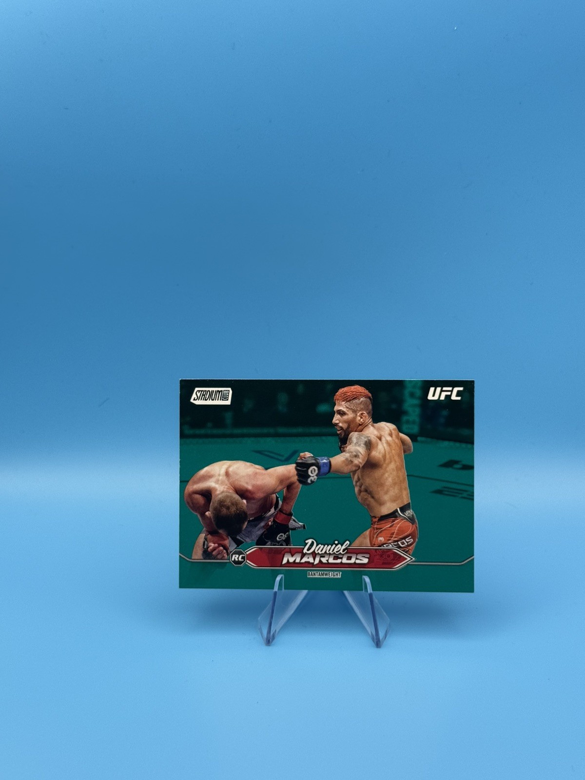 2025 Topps Stadium Club UFC TEAL FOIL SP #144 Daniel Marcos RC