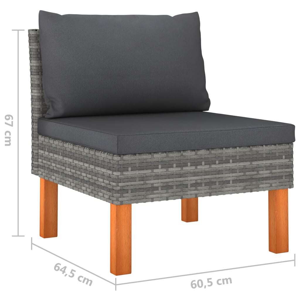 Garden Sofa Grey