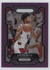 2024-25 Panini Prizm Draft Picks Purple Prizm 17/75 Jaylen Wells #31 1u6