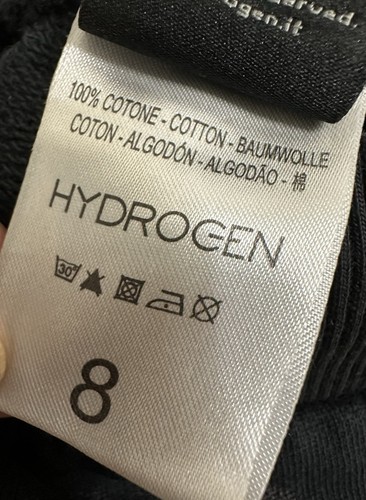 Hydrogen Luxury Sportswear Jogger black camo kids 100% Cotton size 8-10 - Picture 4 of 10