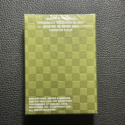 Anyone Dan And Dave Smoke & Mirrors V4 Green Checkerboard Edition