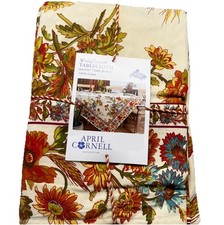 April Cornell Wildflower Fall Floral Wheat 60x104 Tablecloth Autumn Thanksgiving