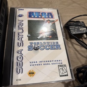 Sega Saturn Console w/ 2 Controllers Cables  Tested Working 1996 and game bundle