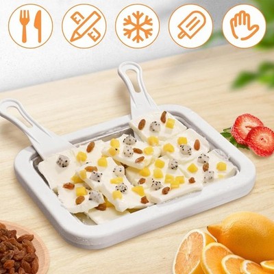 Eisplatte zum eis machen Eiscreme Roller Maker Pan Kleine Rolled Ice Cream Maker
