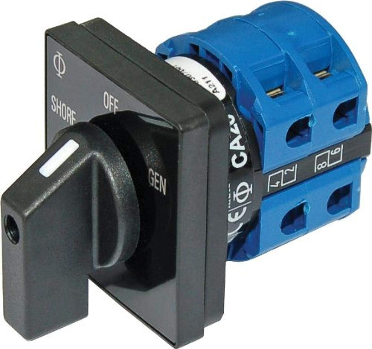 Blue Sea Systems 9009 AC Rotary Switch 120V 30A OFF + 2 Position