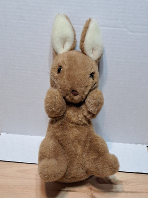 Peter Rabbit Bunny Eden Plush Stuffed 11'' Frederick Warne Brown Easter Vintage