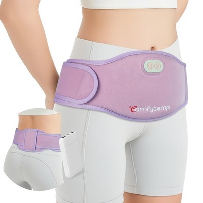 Comfytemp Portable Belly and Back Heating Pad for Period Soothing, FSA Purple