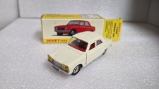 N10 Dinky Toys 1428 - PEUGEOT 304, Blanc 1:43, Atlas sortie de boite