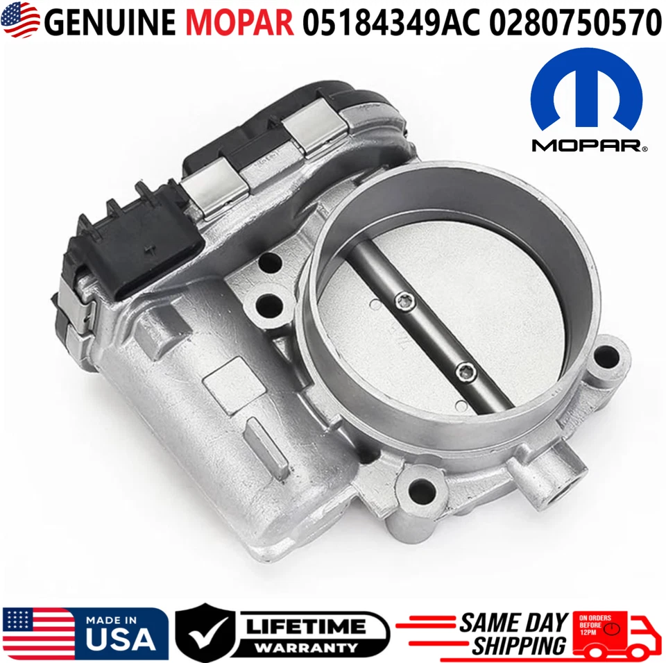 GENUINE MOPAR Throttle Body For 2011-2021 Chrysler Dodge Jeep RAM, 05184349AC - Image 2 of 4