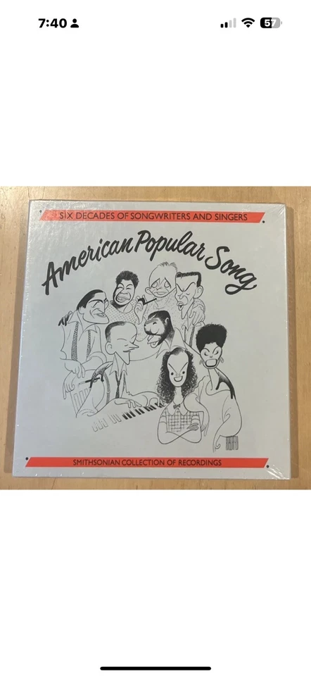 Smithsonian American Popular Song Six Decades Of Songwriters And Singers 7x LP  - Image 2 of 3