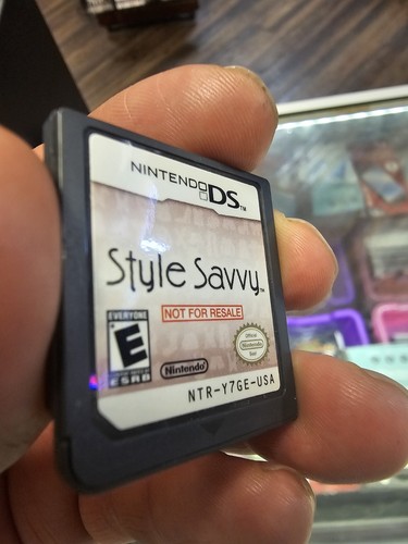 Nintendo DS- Style Savvy NFR Not For Resale Cart Only Kiosk Demo Cart. Tested!! - Picture 4 of 5