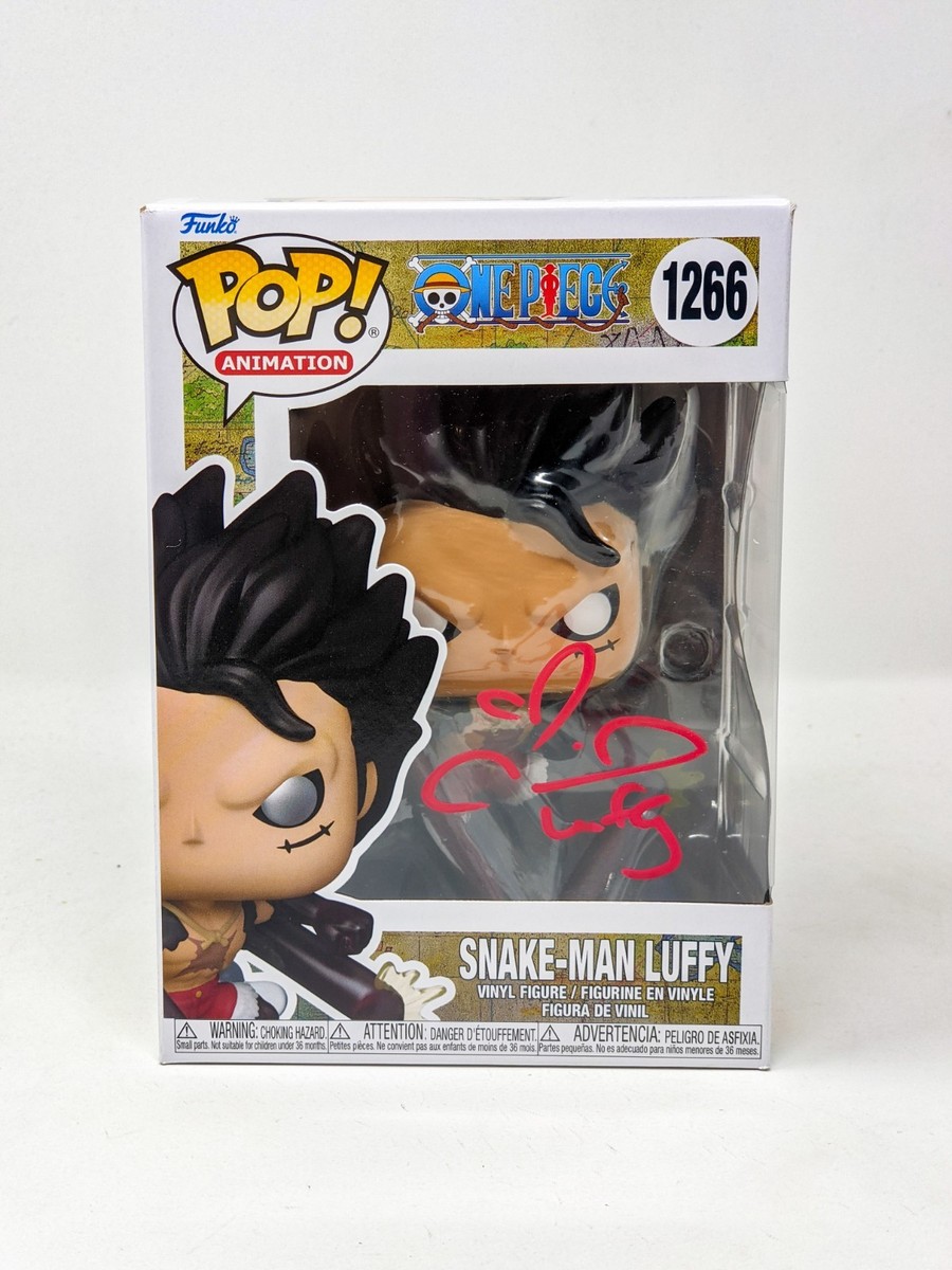 Colleen Clinkenbeard One Piece Snake-Man Luffy #1266 Signed Funko