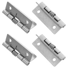 4 Pcs Self Closing Door Mechanism Hinges for Doors Interior Spring Auto Close