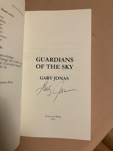 Guardians of the Sky by Gary Jonas (2015 Mass Market Paperback) UFO Novel SIGNED - Picture 2 of 2