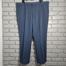 Quince Mens Pants New Ultra Stretch 24/7 Smart Chino Blue Ocean 42x30 NWT 