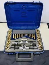 KOBALT SAE Tap & Die Set – Titanium-Coated – Complete in Hard Blue Case Nice Set