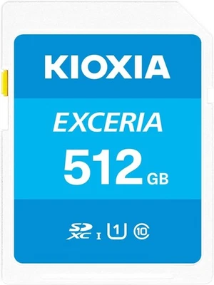 Kioxia Exceria UHS-I Class 10 Read Speed 100 Mo/s Micro SD Card 512 Go JPN - Photo 1/4