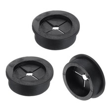 3Pcs Cable Cord Grommet 1 3/8" Inch Desk Grommet Flexible Rubber Grommets