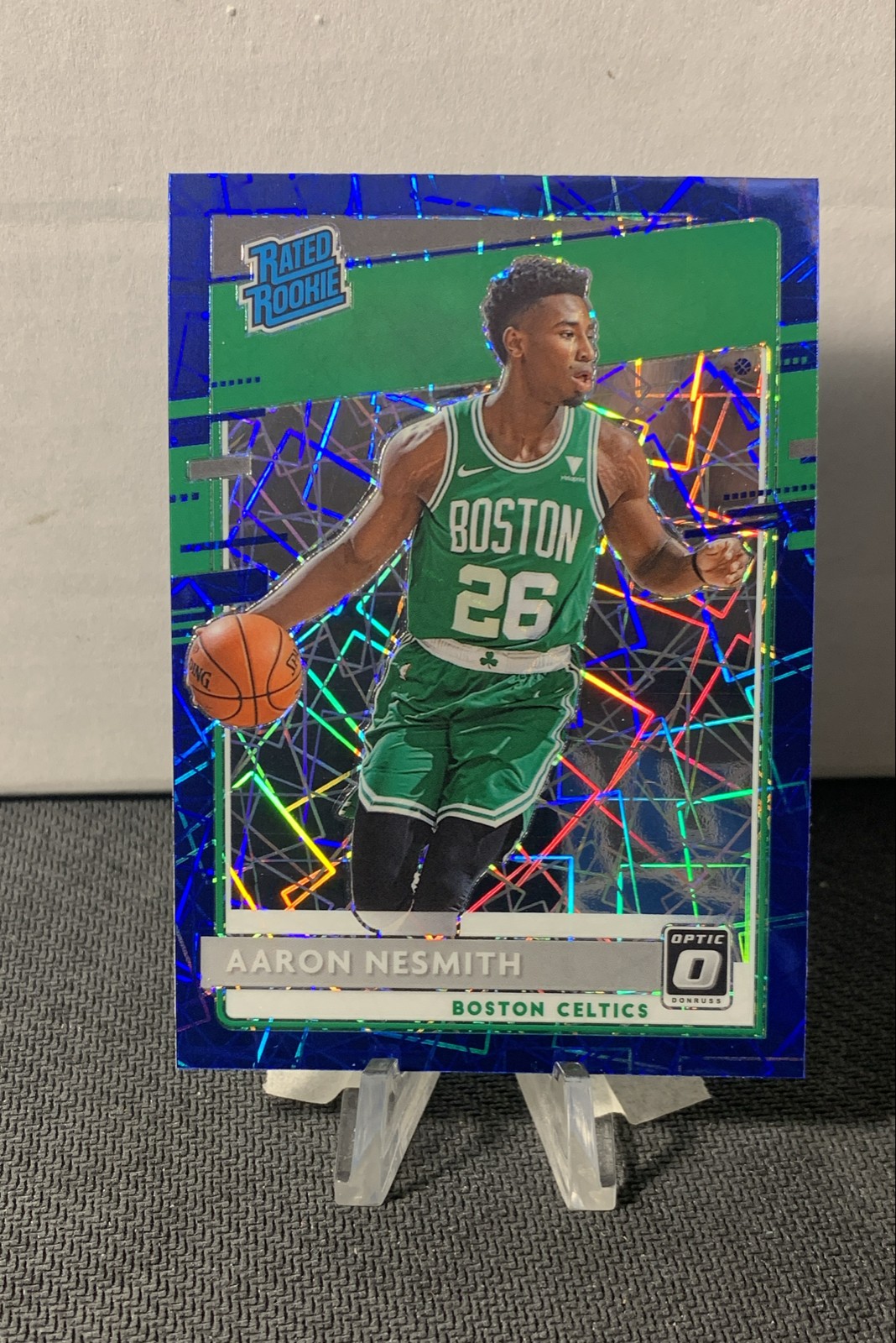 2020-21 Panini Donruss Optic - Rated Rookie Aaron Nesmith #164 Blue Velocity