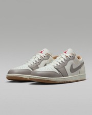Nike Unisex Sneaker Air Jordan 1 Low-Sail/CollegeGrey - 553558-169 Expeditedship