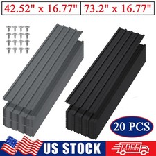 20 PCS Roof Panels Galvanized Steel Hardware Metal Roofing Sheets Wall Panels US