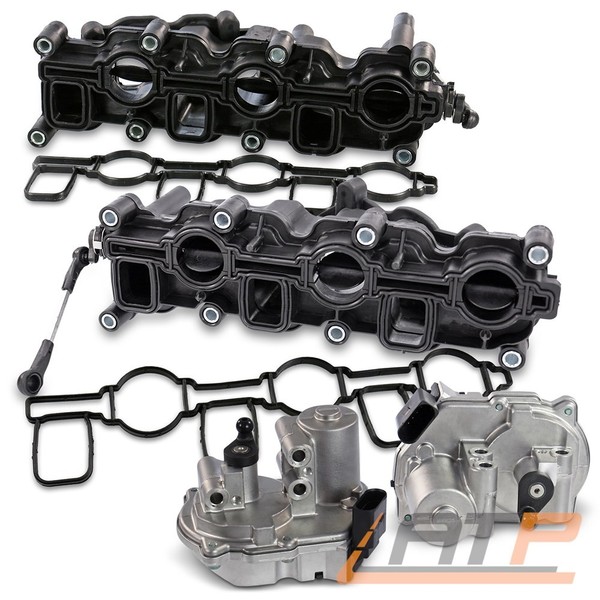 AnsaugbrÜCke + Stellmotor FÜR Audi A4 8E B7 A6 C6 A8 Q7 VW Touareg 2.7 3.0 TDI-image